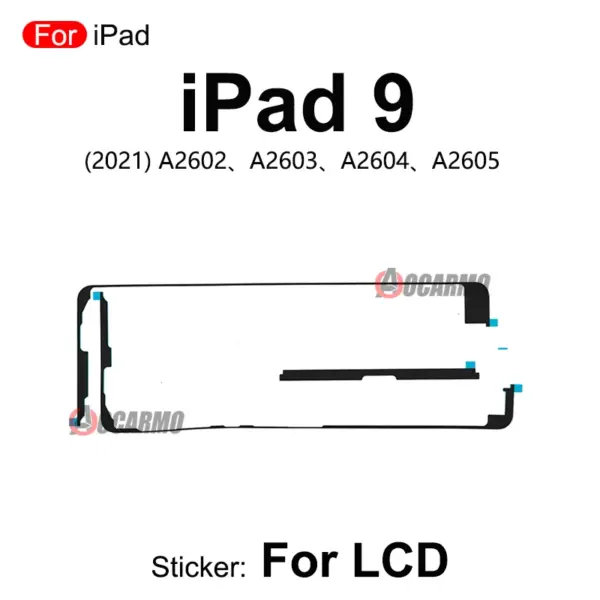 iPad LCD Screen Sticker for Models A1396 to A1823 - Image 5