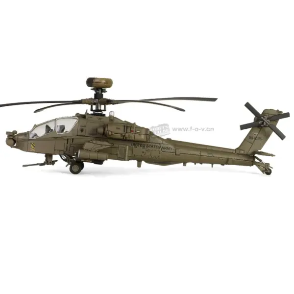 1:72 Scale US Army AH-64D Apache Model - Image 2
