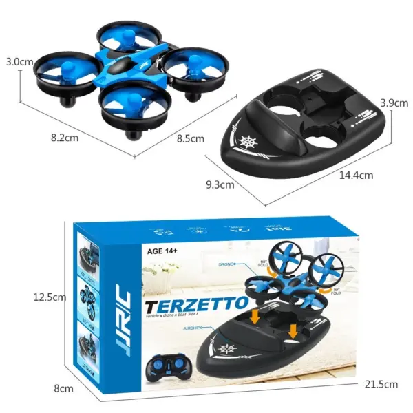 JJRC H36f Mini Hovercraft Drone with 3-Mode - Image 3