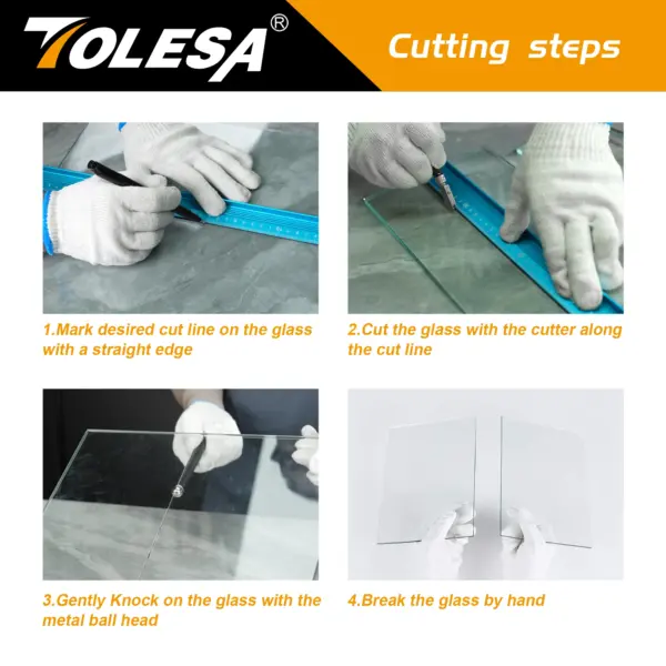 TOLESA Glass Cutter Kit with Oil Feed System - Image 6