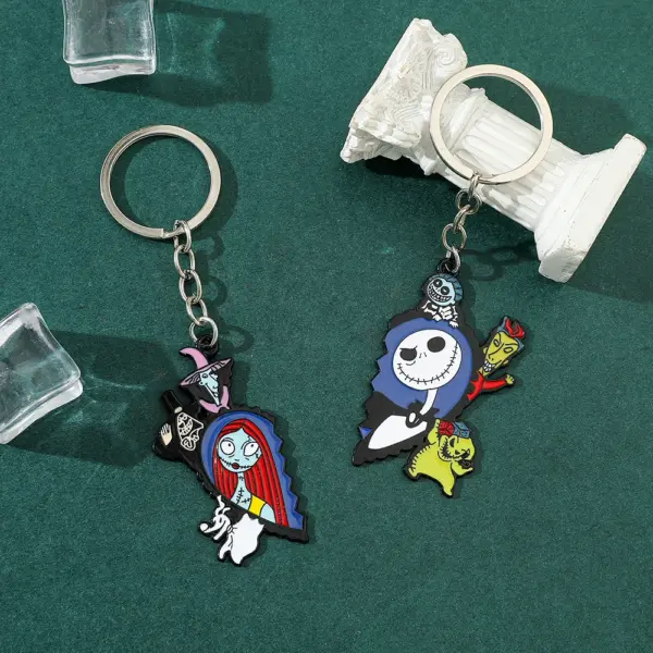 Jack and Sally Heart Keychain for Couples - Image 6