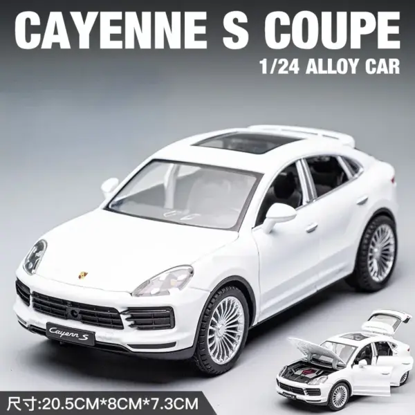 1:24 Porsche Cayenne S Alloy Car Model - Image 11