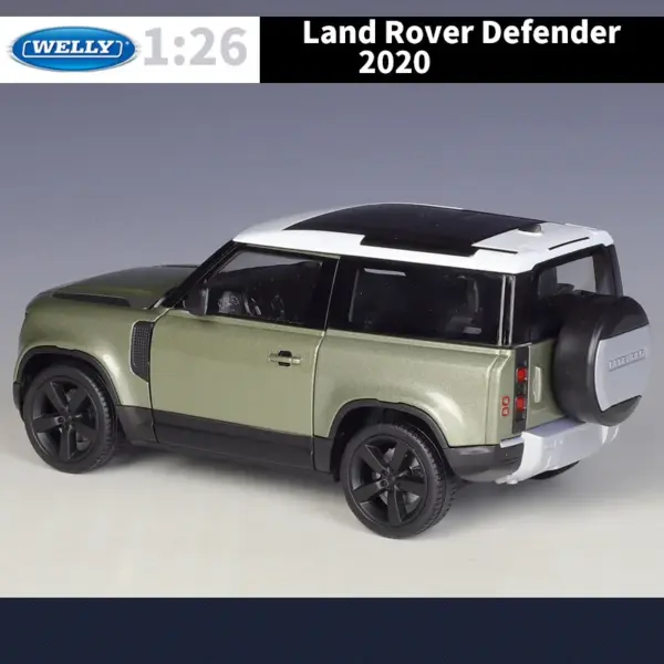 Welly 1:26 Land Rover Defender 90 Diecast Model - Image 6