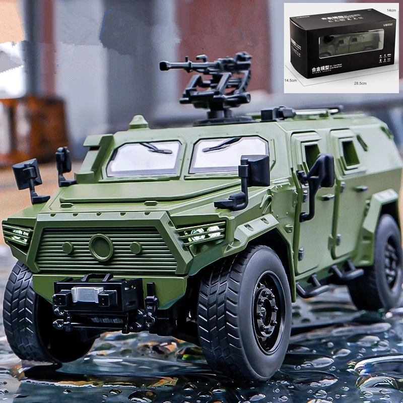 1:18 Metal Military Armored Car Model 7 1:18 Metal Military Armored Car Model - Image 7