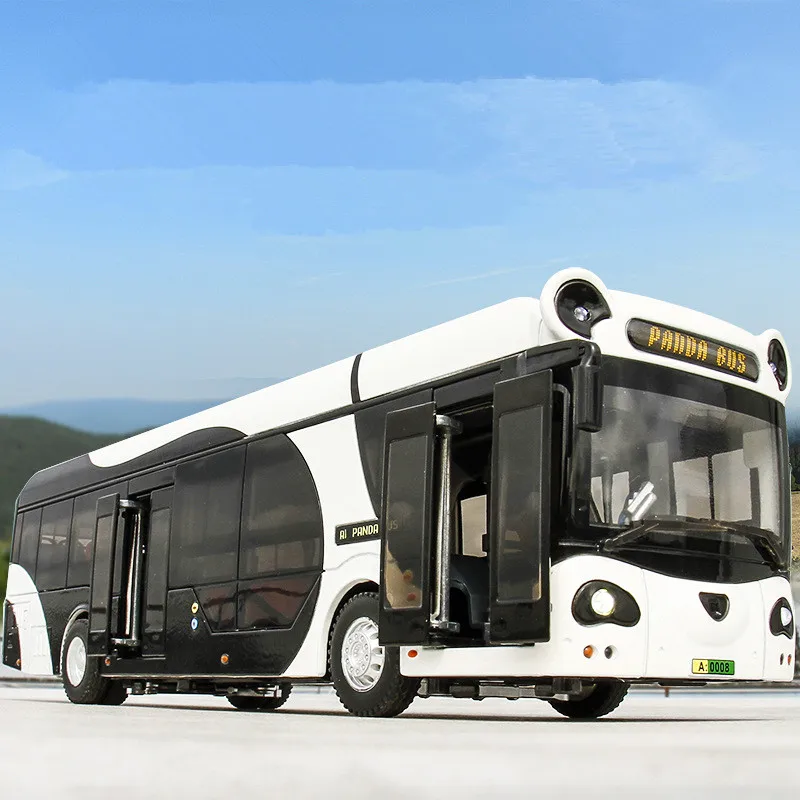 42 Scale Alloy Panda Bus Model Decoration 6 42 Scale Alloy Panda Bus Model Decoration - Image 6