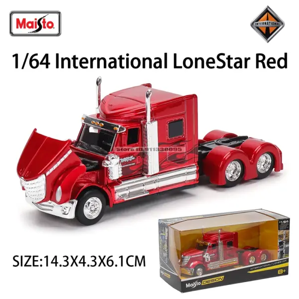 Maisto 1:64 Mercedes-Benz MACK Trailer Model - Image 3