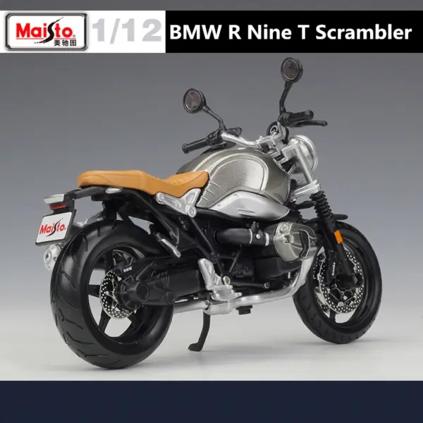 Maisto 1:12 BMW R Nine T Scrambler Model - Image 4