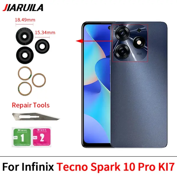 Rear Camera Glass Lens Cover for Infinix Spark 10 Series - Image 3