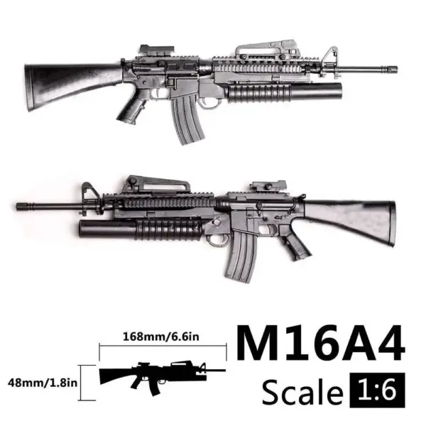 1/6 Scale M16A4 Rifle Model for Collectors - Image 2