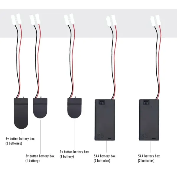 3V 6V Coin Cell Battery Holder with Switch
