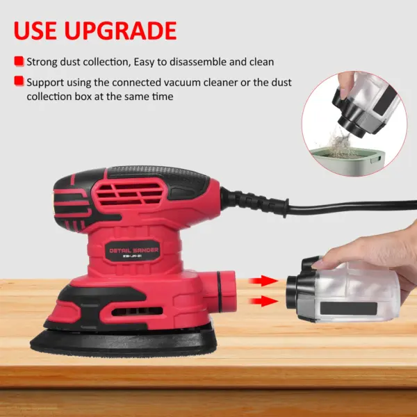 220W Electric Detail Sander with 20 Sandpapers - Image 2