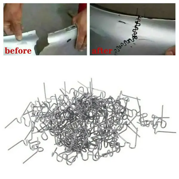 1000PC Pre-Cut Wave Staples for Bumper Repairs - Image 5