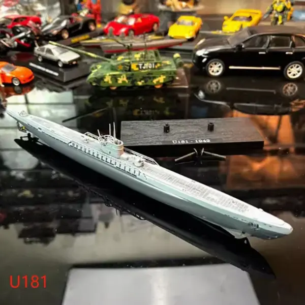 Diecast 1:350 Scale U-Boat Submarine Model - Image 7