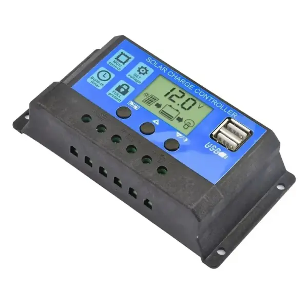 Solar Charge Controller 12V/24V 30A with USB - Image 2