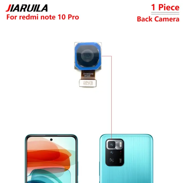 Rear and Front Camera Modules for Xiaomi Redmi Note 10 Pro 10S - Image 9
