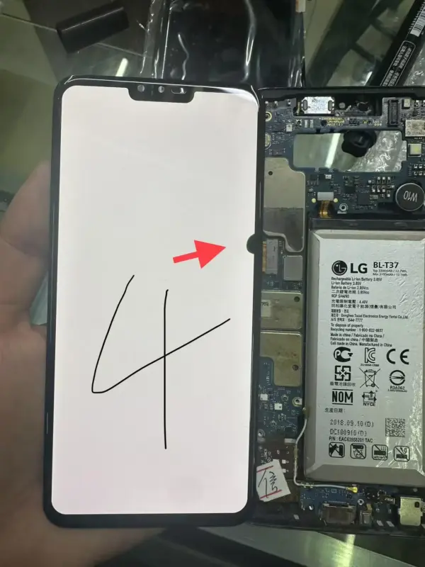 6.4 inches LG V50 ThinQ LCD Touch Screen Replacement - Image 9