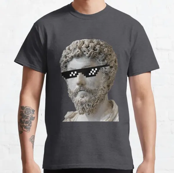 Marcus Aurelius Stoic Philosophy T-Shirt - Image 6