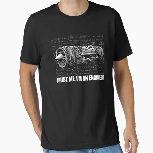 Engineer Themed Cotton T-Shirt for Men - Image 9