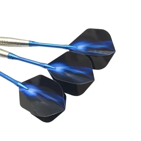 3pcs 22g Silver Torpedo Darts with Blue Rods - Image 6