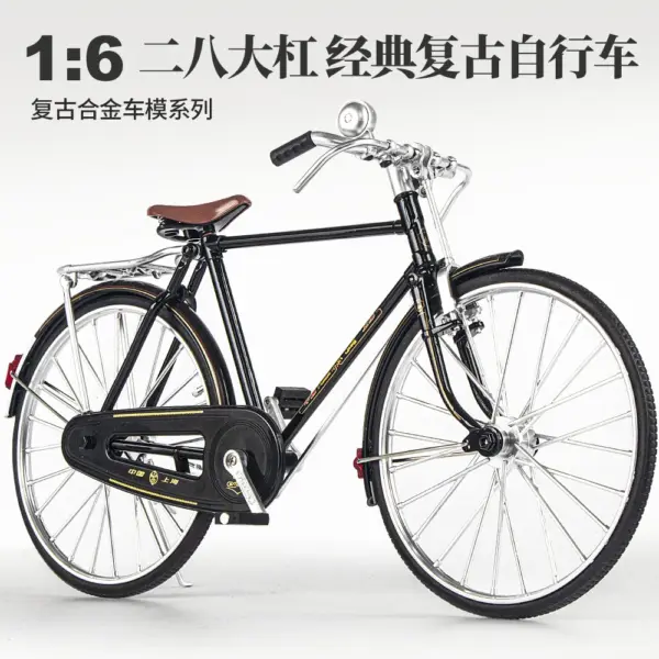 1:6 Scale Retro Fingertip Mountain Bicycle Model - Image 2