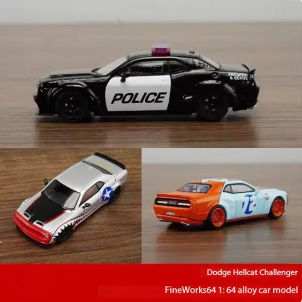 1/64 Dodge Challenger SRT Hellcat Diecast Model - Image 2
