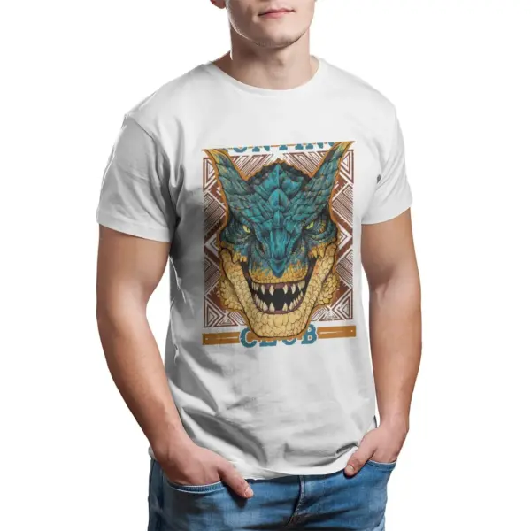 Monster Hunter World Tigrex T-Shirt for Men - Image 11