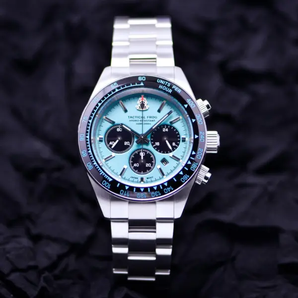 Tactical Frog 41mm Solar Chronograph Watch TF004 - Image 3