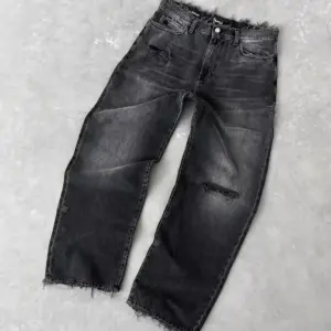 Baggy Cartoon Embroidered Hip Hop Jeans