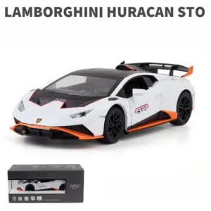 Alloy 1:24 Lambo Huracan STO Diecast Model 17 S1401fee2c7b1497f9c6b3e5012154a5du