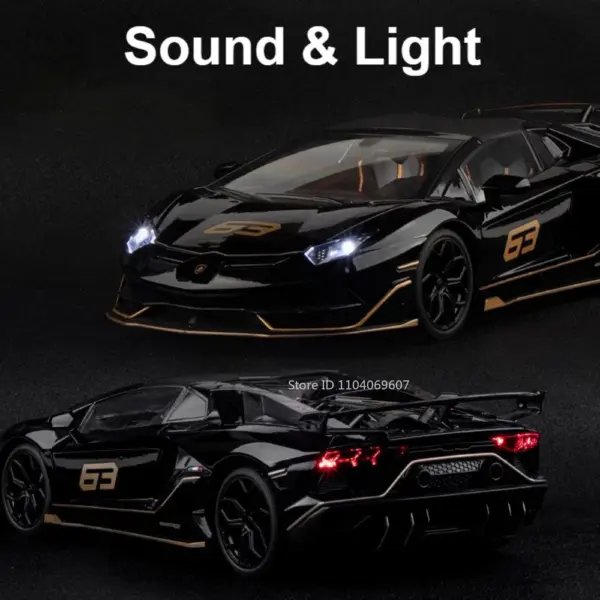 1:18 Scale Evantado SVJ63 Alloy Car Model - Image 5