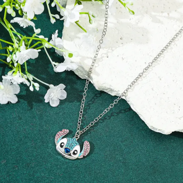 Disney Stitch Cartoon Pendant Necklace for Women - Image 5