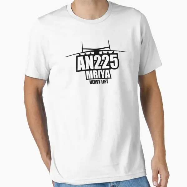 An-225 Mriya Cotton T-Shirt for Men Large - Image 13