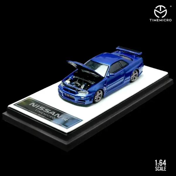 Nissan GTR34 Die-cast Car Model 1:64 Scale - Image 6