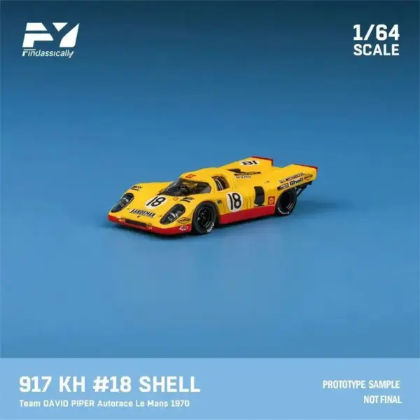 Porsche 917 Martini Diecast Model Car 1:64 - Image 3