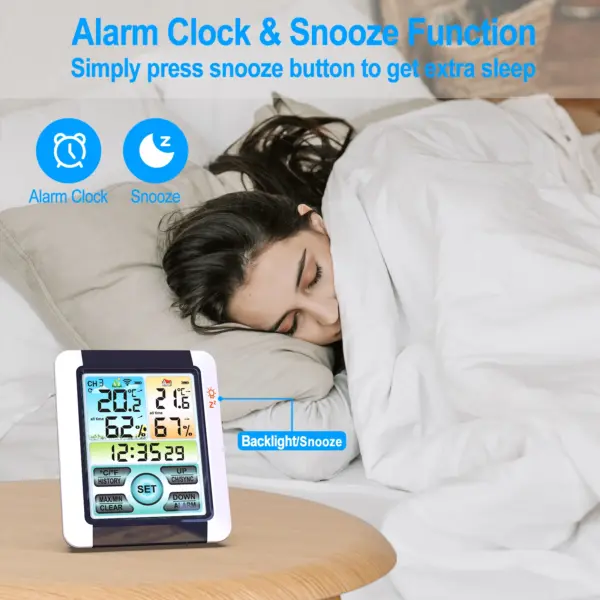 Wireless Digital Weather Station with Outdoor Sensor - Image 5