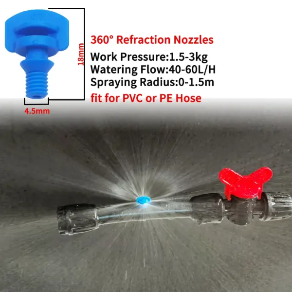 100PCS Male Barbed Drip Irrigation Nozzles - Image 4