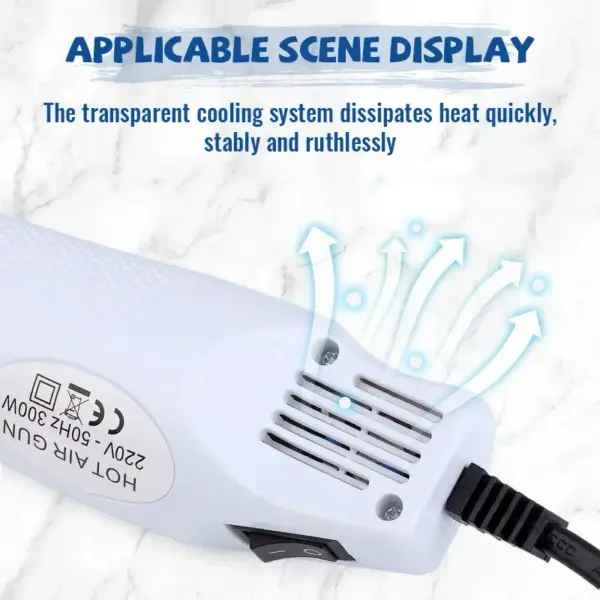 220V Heat Gun for Shrink Tubing Crafts - Image 4