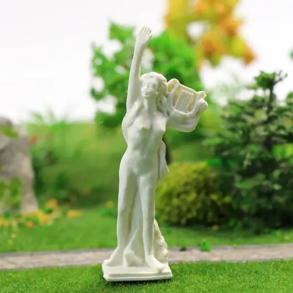 13pcs HO Scale Fountain Statue Model Set - Image 6