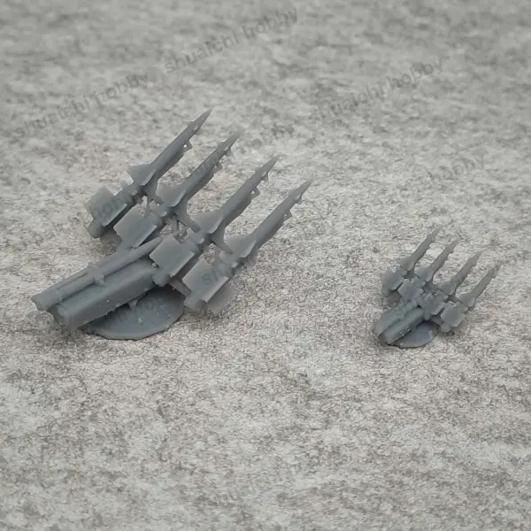 5PCS SA-3 Resin Model Missiles 1/700 1/350 - Image 2
