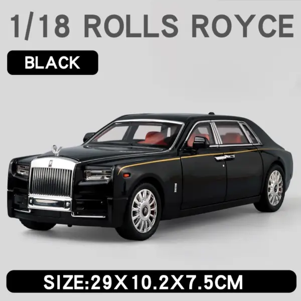 1:18 Rolls Royce Phantom Diecast Car Model - Image 8
