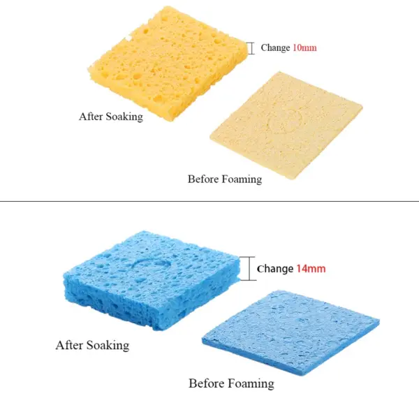 10-Pack Soldering Iron Tip Cleaning Sponges - Image 3