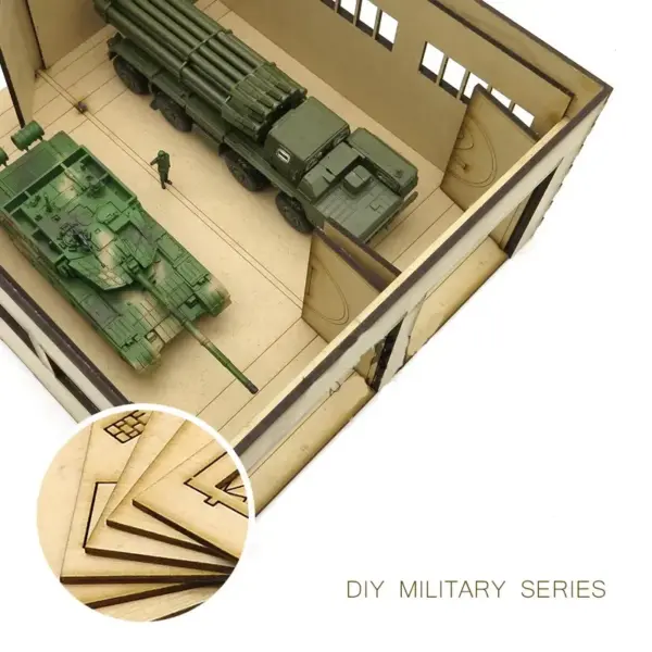 72 Scale WWII Tank Model Assembly Set - Image 3