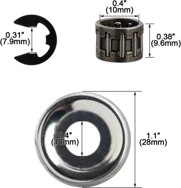 STIHL Chainsaw Clutch Drum E-Clip Kit 017-250 - Image 4