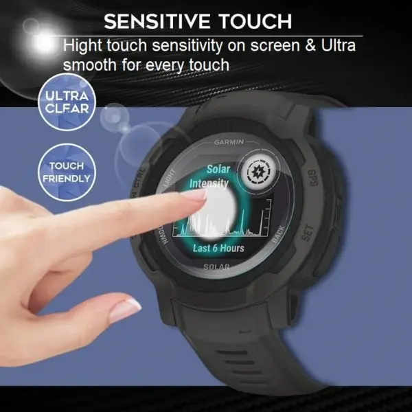 10PCS TPU Hydrogel Screen Protector for Garmin Instinct - Image 2