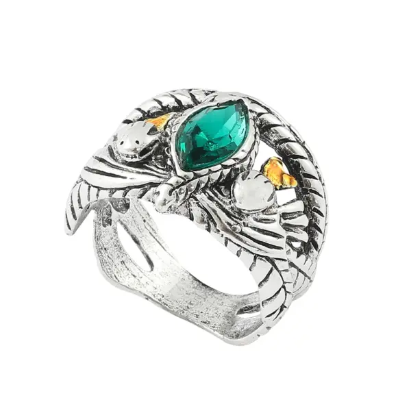 Barahir Ring with Green Crystal for Cosplay - Image 5