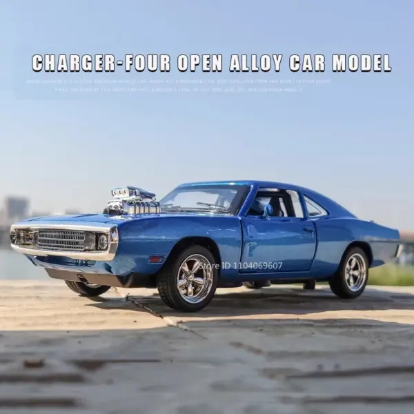 1970 Charger 1:32 Scale Diecast Model Car - Image 6