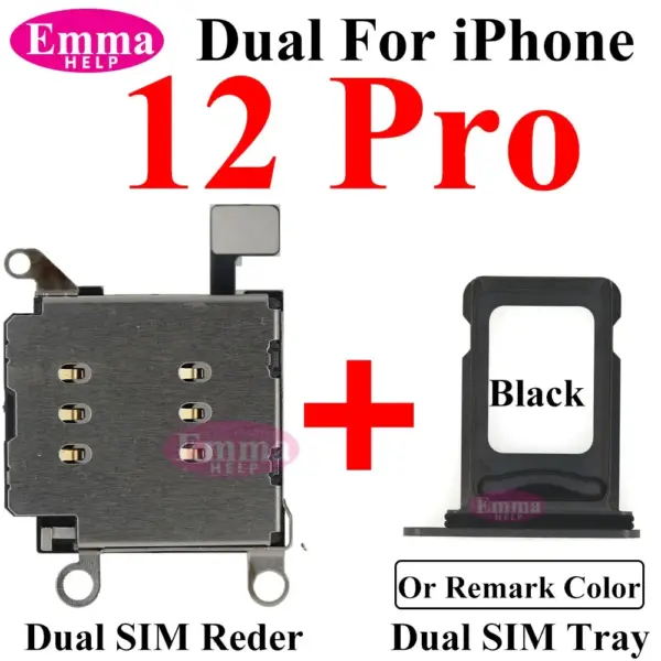 EmmaHelp Dual SIM Card Reader Flex Cable for iPhone 11-15 Pro Max - Image 17