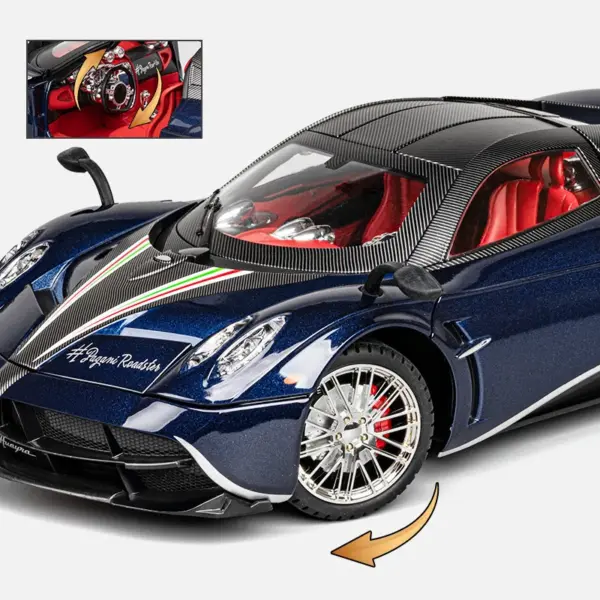 Pagani Huayra Dinastia 1:18 Metal Model Car - Image 4