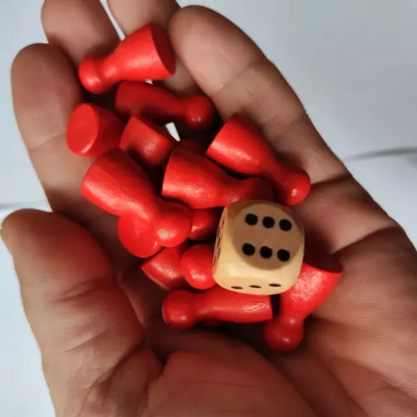 16-Piece Wooden Humanoid Puzzle Game Set - Image 3
