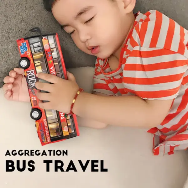 Alloy 1/36 Scale Double-Deck Bus Model - Image 2